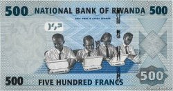 500 Francs RWANDA  2013 P.38 NEUF