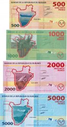 Lot de 4 Billets BURUNDI  2015 P.LOT NEUF