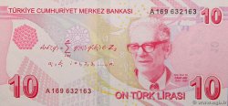 10 Lira TURQUIE  2009 P.223a NEUF