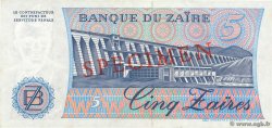 5 Zaïres Spécimen ZAÏRE  1982 P.26s SUP