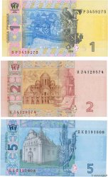 Lot de 3 billets UKRAINE  2004 P.LOT UNC