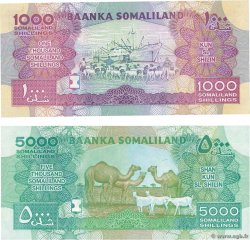 Lot de 2 Billets SOMALILAND  2011 P.LOT ST