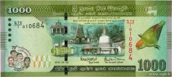 1000 Rupees Commémoratif SRI LANKA  2018 P.130 UNC