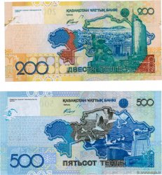 200 et 500 Tengé KAZAKHSTAN  2006 P.LOT UNC