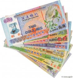 Lot de 8 Hell Bank Note CHINA  2015 P.- fST+