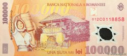 100000 Lei ROMANIA  2001 P.114a VF