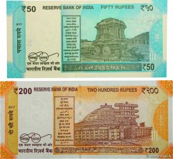 50 et 200 Rupees INDIA
  2017 P.LOT FDC