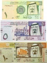 1, 5 et 10 Riyals ARABIA SAUDITA  2007 P.LOT BB to SPL