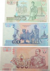 20, 50 et 100 Baht THAILANDIA  2003 P.LOT AU