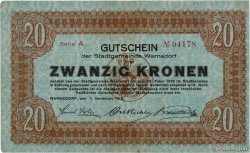 20 Kronen AUTRICHE Warnsdorf 1918 