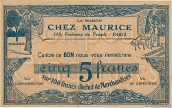5 Francs FRANCE regionalism and various  1930 