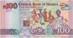 100 Naira Commémoratif NIGERIA  2014 P.41 FDC