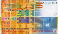 10 Francs SUISSE  1995 P.66a VF