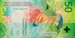 50 Francs SUISSE  2015 P.77b NEUF