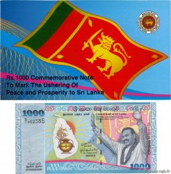 1000 Rupees SRI LANKA  2009 P.122a FDC