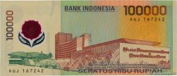 100000 Rupiah INDONESIEN  1999 P.140 SS