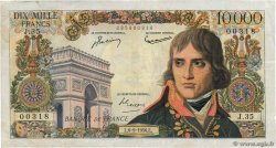10000 Francs BONAPARTE FRANKREICH  1956 F.51.04