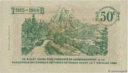 50 Centimes FRANCE Regionalismus und verschiedenen Tarbes 1915 JP.120.01 fVZ