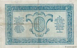 50 Centimes TRÉSORERIE AUX ARMÉES 1917 FRANCIA  1917 VF.01.05 MBC