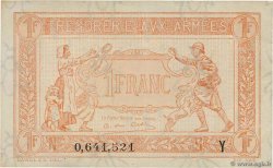 1 Franc TRÉSORERIE AUX ARMÉES 1919 FRANCIA  1919 VF.04.12
