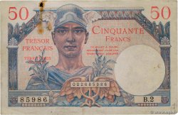 50 Francs TRÉSOR FRANÇAIS FRANCIA  1947 VF.31.02