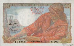 20 Francs PÊCHEUR FRANCE  1949 F.13.14 AU-