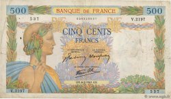 500 Francs LA PAIX FRANCIA  1941 F.32.14