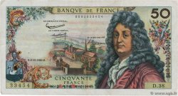50 Francs RACINE FRANCIA  1962 F.64.03 q.BB
