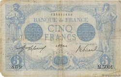 5 Francs BLEU FRANCIA  1915 F.02.26 RC+