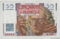 50 Francs LE VERRIER FRANKREICH  1948 F.20.10