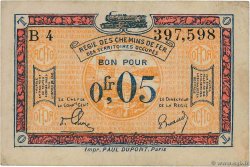 0,05 Franc FRANCE Regionalismus und verschiedenen  1923 JP.135.01
