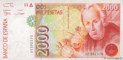 2000 Pesetas ESPAÑA  1992 P.162 EBC