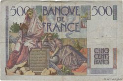 500 Francs CHATEAUBRIAND FRANCE  1946 F.34.05 F