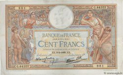 100 Francs LUC OLIVIER MERSON type modifié FRANCE  1939 F.25.41 pr.TTB
