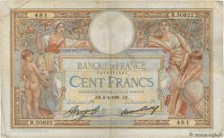 100 Francs LUC OLIVIER MERSON grands cartouches FRANCE  1936 F.24.15 TB