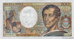 200 Francs MONTESQUIEU FRANCIA  1992 F.70.12c