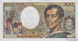200 Francs MONTESQUIEU FRANCE  1990 F.70.12b