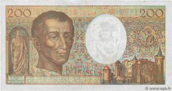 200 Francs MONTESQUIEU FRANCE  1990 F.70.12b VF