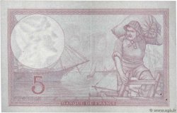 5 Francs FEMME CASQUÉE modifié FRANCE  1939 F.04.14 VF+