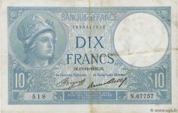 10 Francs MINERVE FRANCIA  1936 F.06.17 MBC
