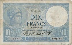10 Francs MINERVE FRANCE  1937 F.06.18 VG