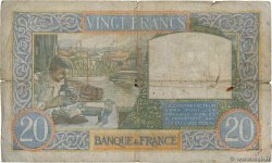 20 Francs TRAVAIL ET SCIENCE FRANCIA  1941 F.12.18 q.MB
