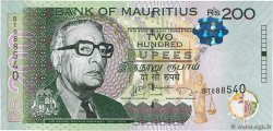 200 Rupees MAURITIUS  2013 P.61b ST