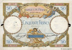 50 Francs LUC OLIVIER MERSON type modifié FRANCE  1934 F.16.05 pr.TB