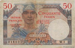 50 Francs TRÉSOR FRANÇAIS FRANCIA  1947 VF.31.01 MB