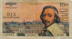 10 Nouveaux Francs RICHELIEU FRANKREICH  1961 F.57.15 SGE