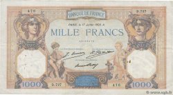 1000 Francs CÉRÈS ET MERCURE FRANKREICH  1928 F.37.02 fSS