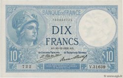 10 Francs MINERVE FRANCE  1926 F.06.11 AU