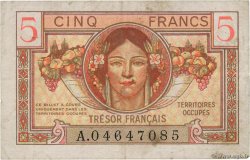 5 Francs TRÉSOR FRANÇAIS FRANCE  1947 VF.29.01 TB+