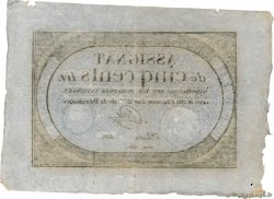 500 Livres FRANKREICH  1794 Ass.47a fVZ